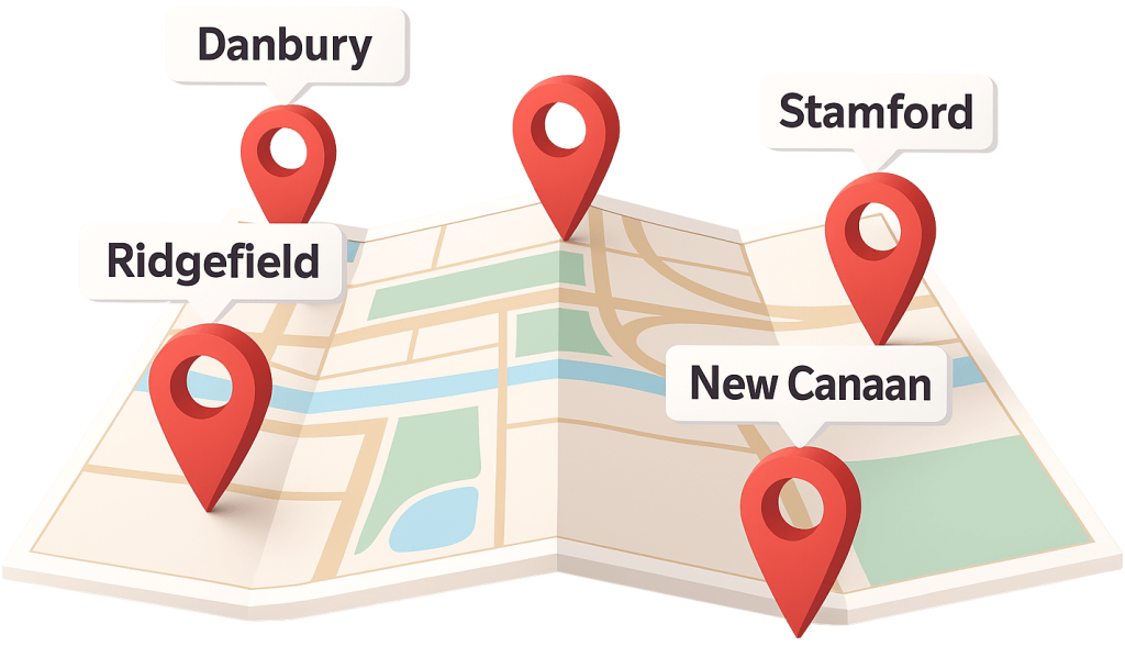 map service areas for lecla metals build